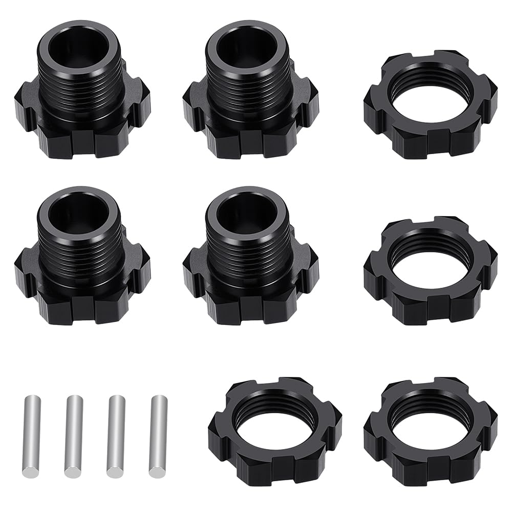 MOHERO 4Pcs RC Wheel Hex Hubs Adapter for 1/7th Felony 6S BLX/Infraction V2 6S BLX/Mojave 6S EXB RC Car Truck Upgrade Parts