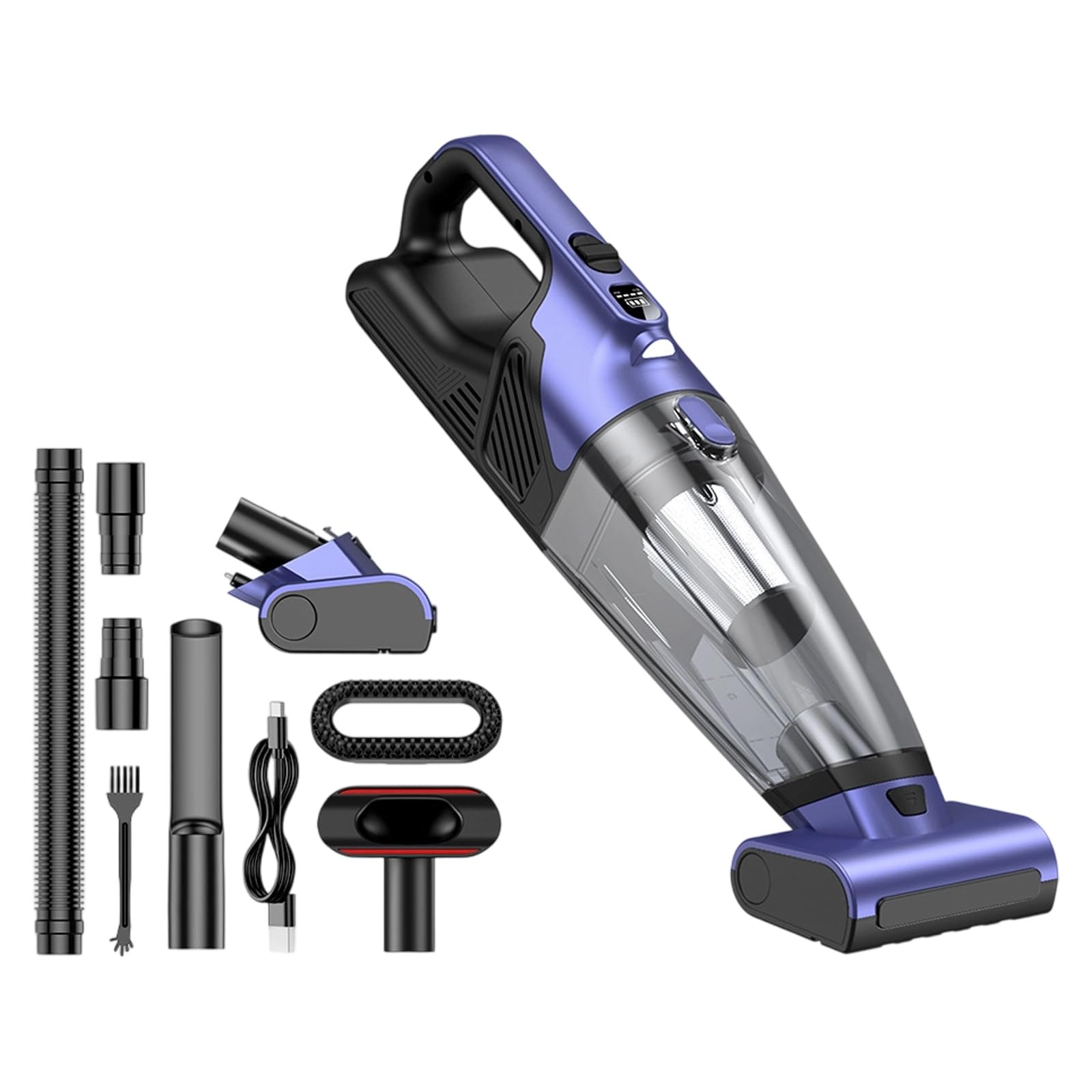 Buxuaaaa 10KPA Vacuuming Cleaner Household Strong Suction Floor Mopping Machine Handheld Vacuuming Cleaner Rechargeable for Carpets