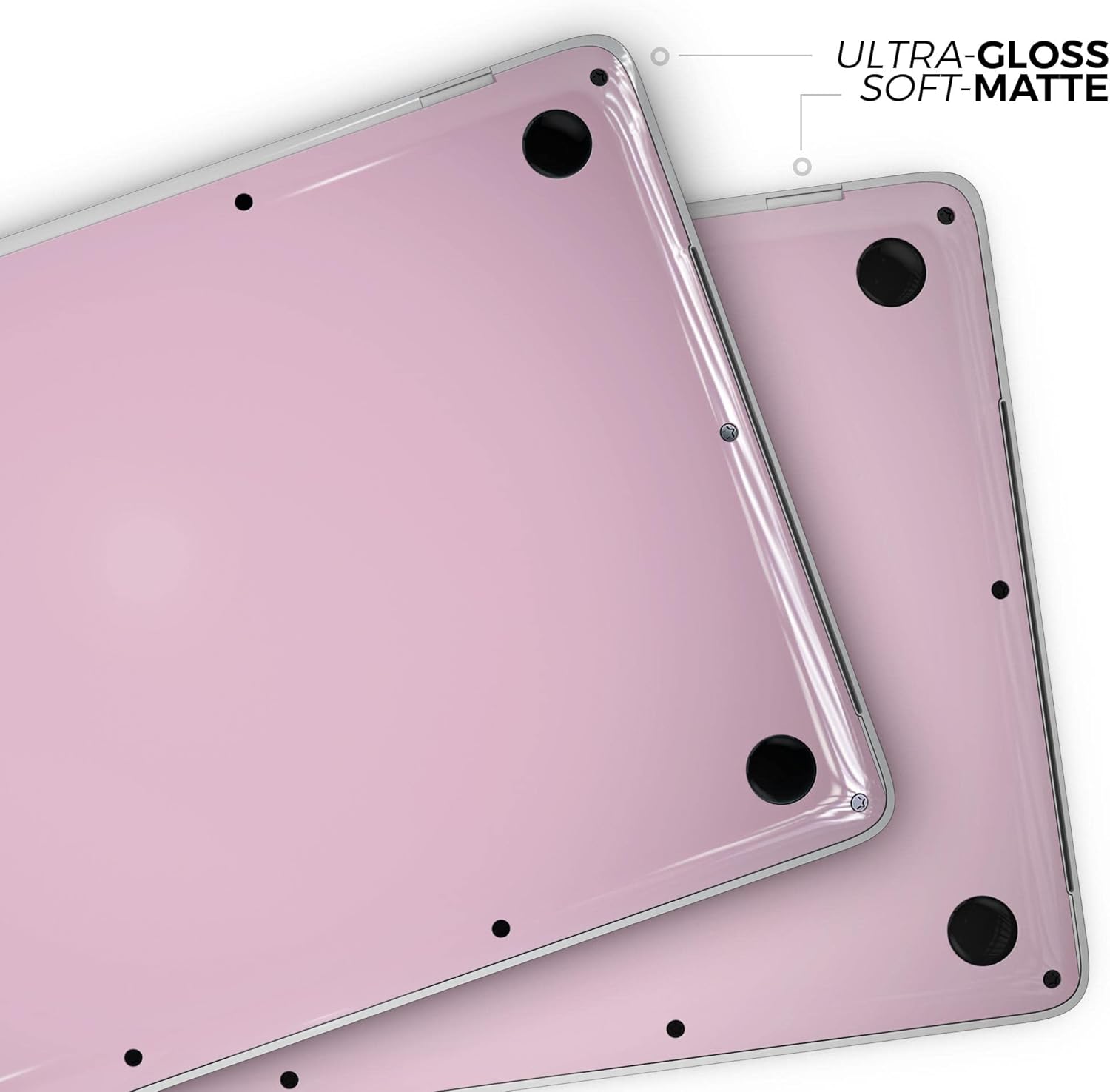 DesignSkinz - Pink Pastel Color - Full-Body Wrap Protective Decal Skin Kit Compatible with MacBook 15" Pro w/TB (A1990)