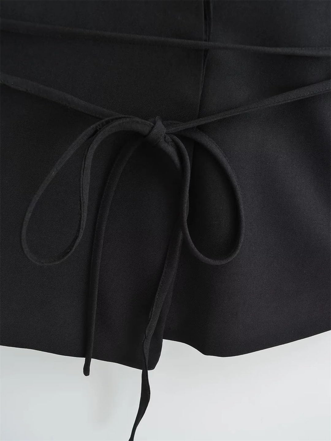 Damen-Tanktop mit Schnürung, V-Ausschnitt, Taschen mit hoher Taille, Streetwear, weites Bein, lange Hose