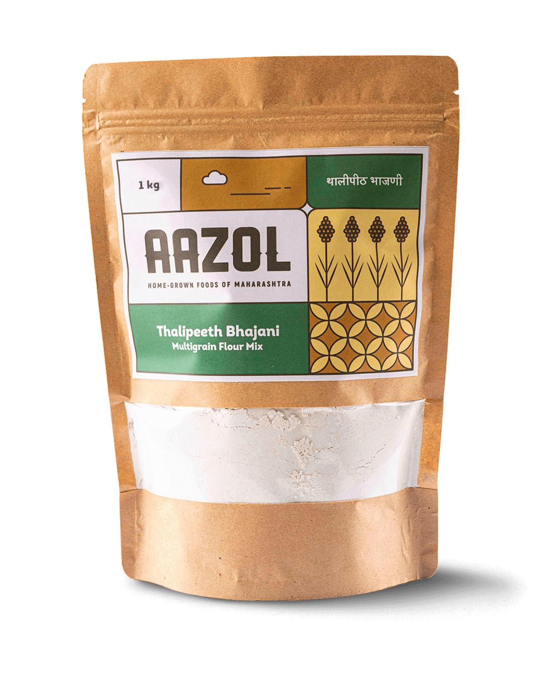 Aazol Multigrain Atta: Thalipeeth Bhajani - 1kg | Paratha/Chilla Flour | Contains Wheat, Rice, Millets, Dals & Spices | Tasty & Nutritious (B0CVX5Z5XJ) Amazon Price History, Amazon Price Tracker