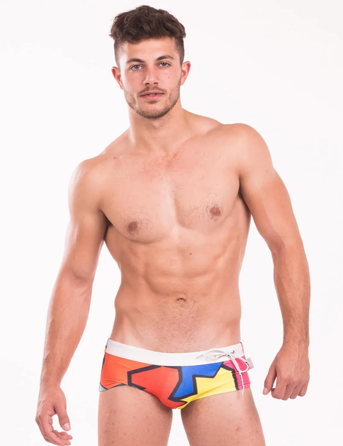 Taddlee Sexy Swimwear Men Swimsuits Swimming Surf Boxer Briefs Trunks Shorts Pad Blue - Image 5