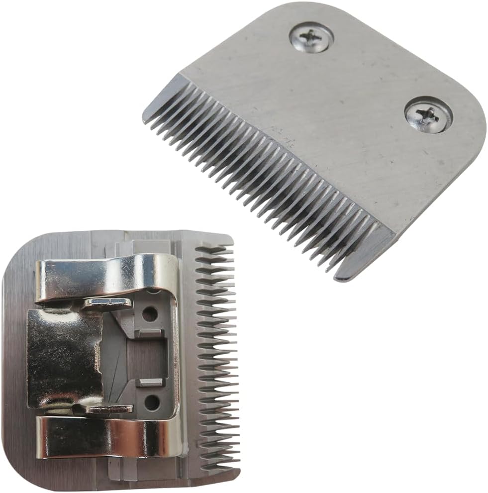 2pcs #30 Blade Dog Grooming Clipper Replacement Blades for Andis Ul-traEdge Wahl Oster Detachable Blade Clippers, Stainless Steel Blade,Size-30, 1/50-Inch Cut Length (64260)