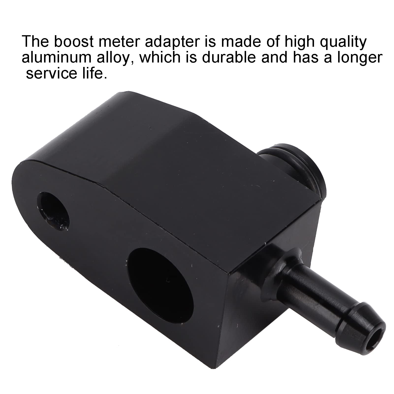 SUNGOOYUE Adattatore del Sensore di Pressione dell'Adattatore per Aumento Booster in Lega di Alluminio Sostituzione in Lega di Alluminio per S R55 R56 con compatibilità del Tubo 4 Mm