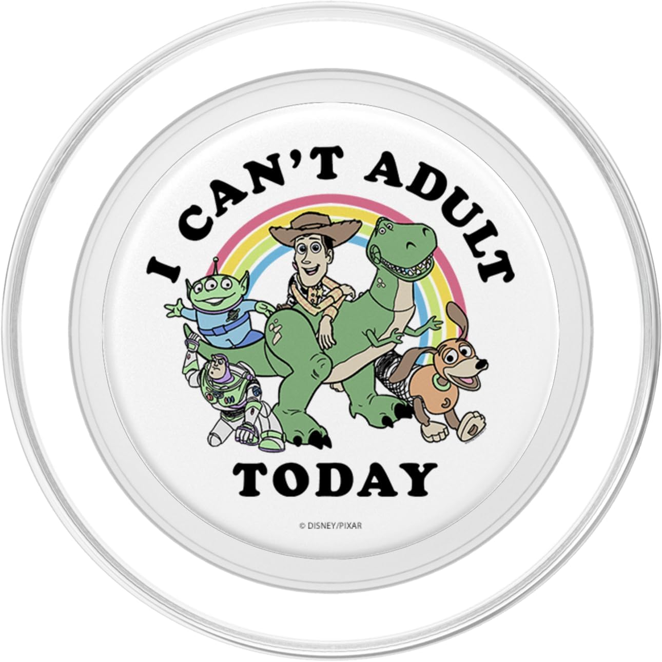 Disney Pixar Toy Story Toy Friends I Can't Adult Today PopSockets PopGrip for MagSafe