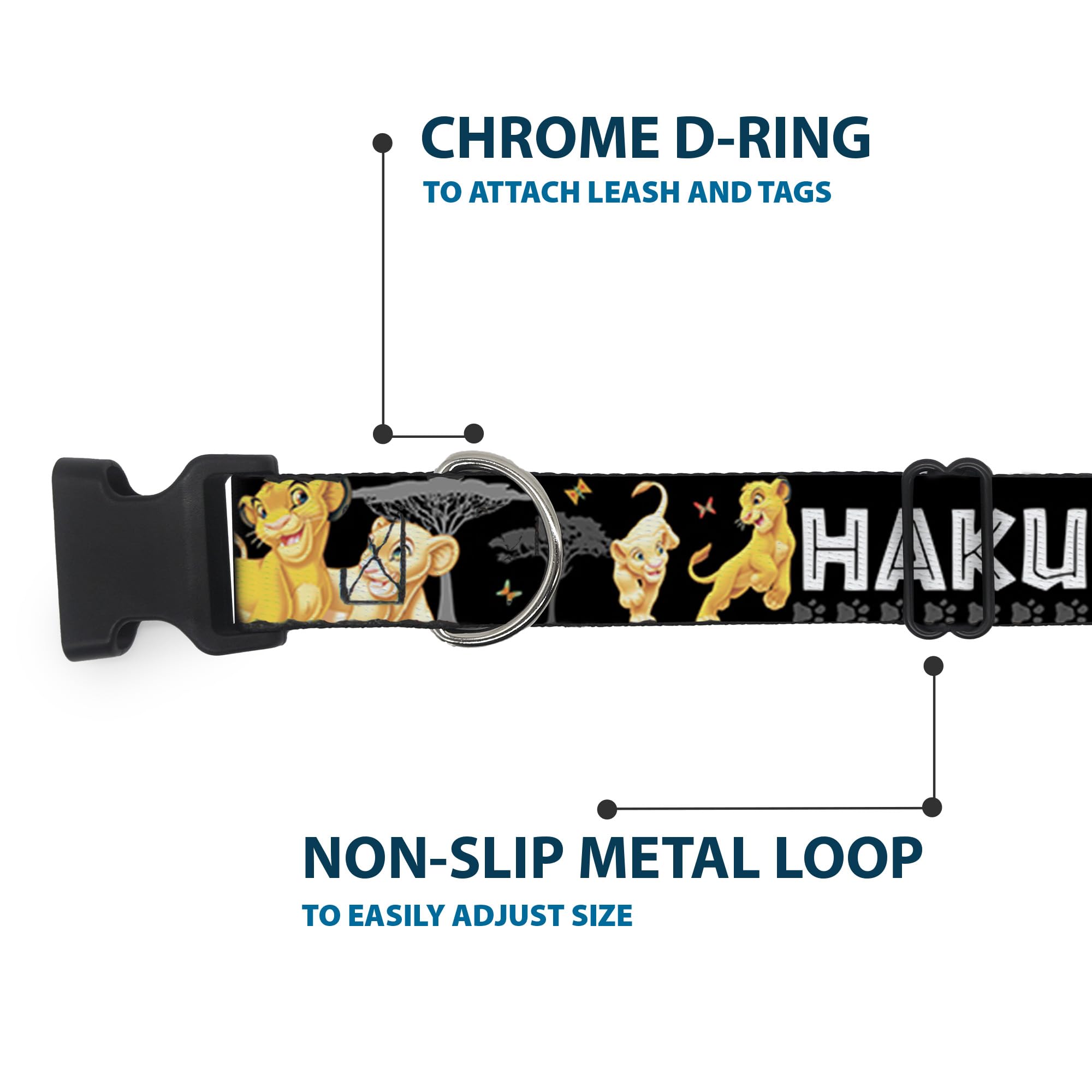 Amazon.com : Disney Plastic Clip Dog Collar | Lion King Simba Nala