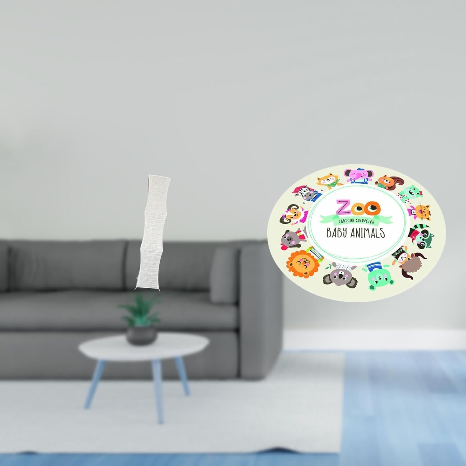 Baoblaze Living Room Paper Floor Lamp Shade and Kids Room Area Rug Playroom Rug for Children Bedroom Tents Standing Lamp Light Cover Lampshade Decor