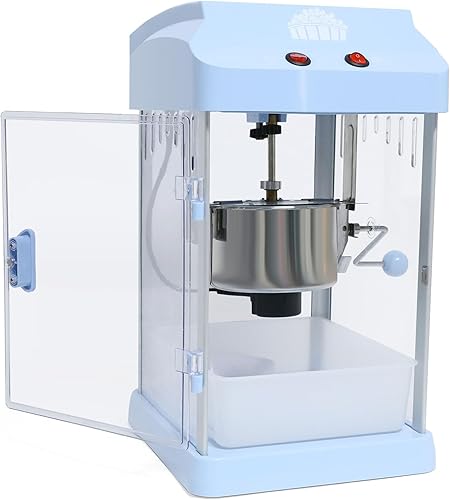 Miniatura 15 de Máquinas portátiles de palomitas de maíz para encimera, máquina vintage para hacer palomitas de maíz con hervidor de 8 onzas, máquina de palomitas