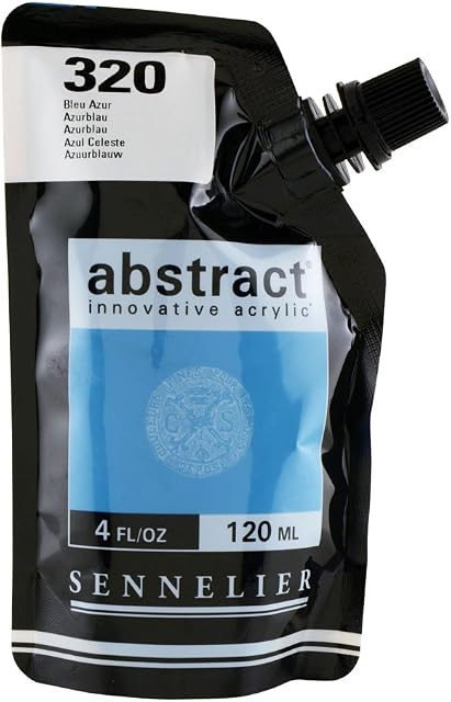 Abstract Acrylic 120ml Azure Blue