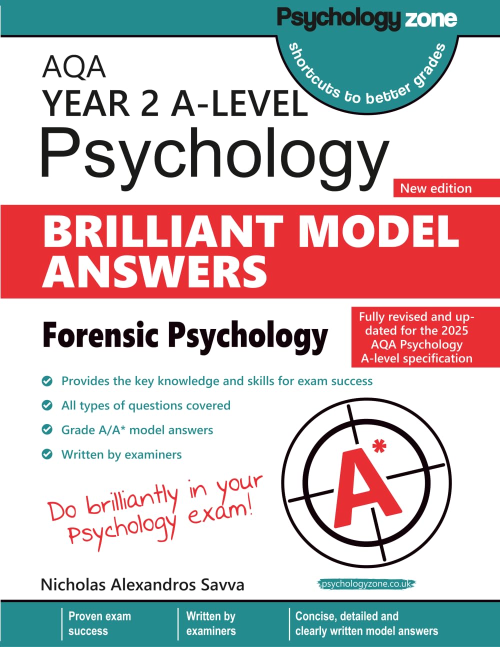AQA Psychology: Brilliant Model Answers – Forensic Psychology (AS & A-Level): Updated for the 2025 AQA Specification