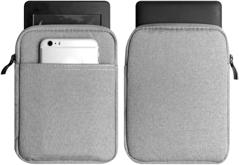 6-inch Protective Case For Kindle, Lightweight Protective Sleeve Cover Bag Pouch Cases with Cotton Lining for Kindle Paperwhite3 for Voyage 558/958/KV E-reader(Gray)