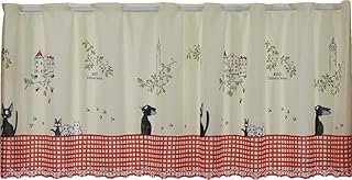 Studio Ghibuli Kiki's Delivery Service Cafe Curtain Walking Jiji Made in Japan
