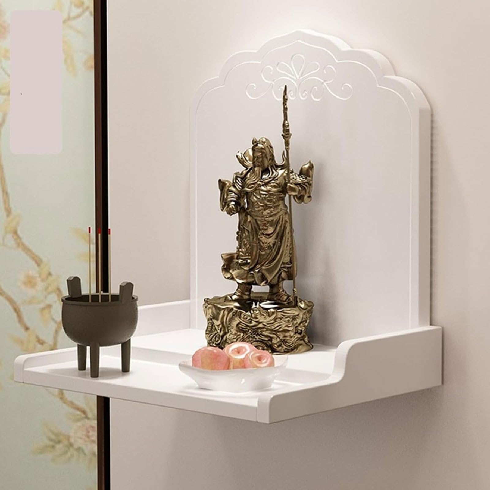 高級飾り台　(1・8kg、大) Amazon｜仏棚棚、家庭用壁掛け神社棚、観音と富の神を崇拝するための