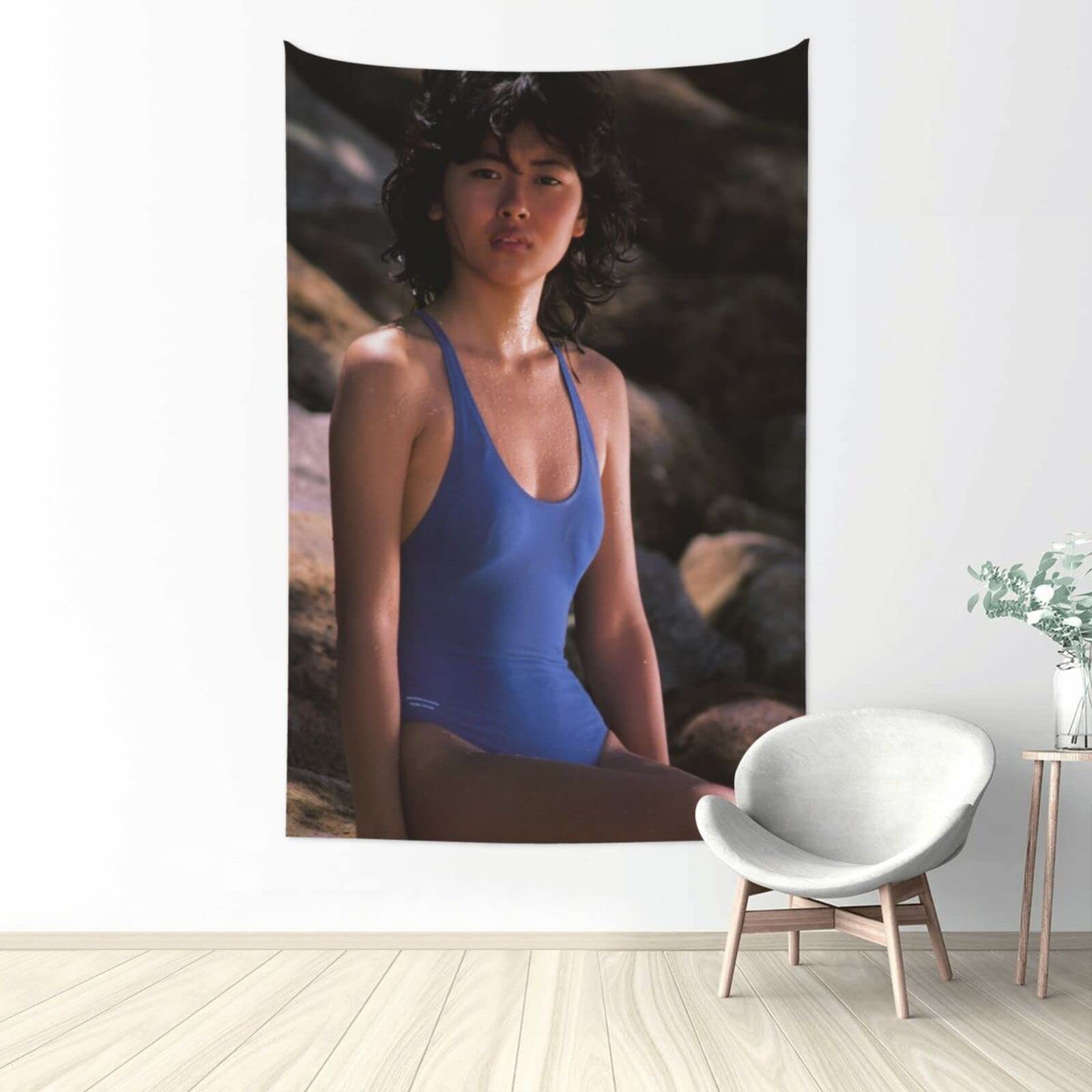 Amazon.co.jp: 中山美穂 タペストリー インテリア 装飾アート 壁掛け