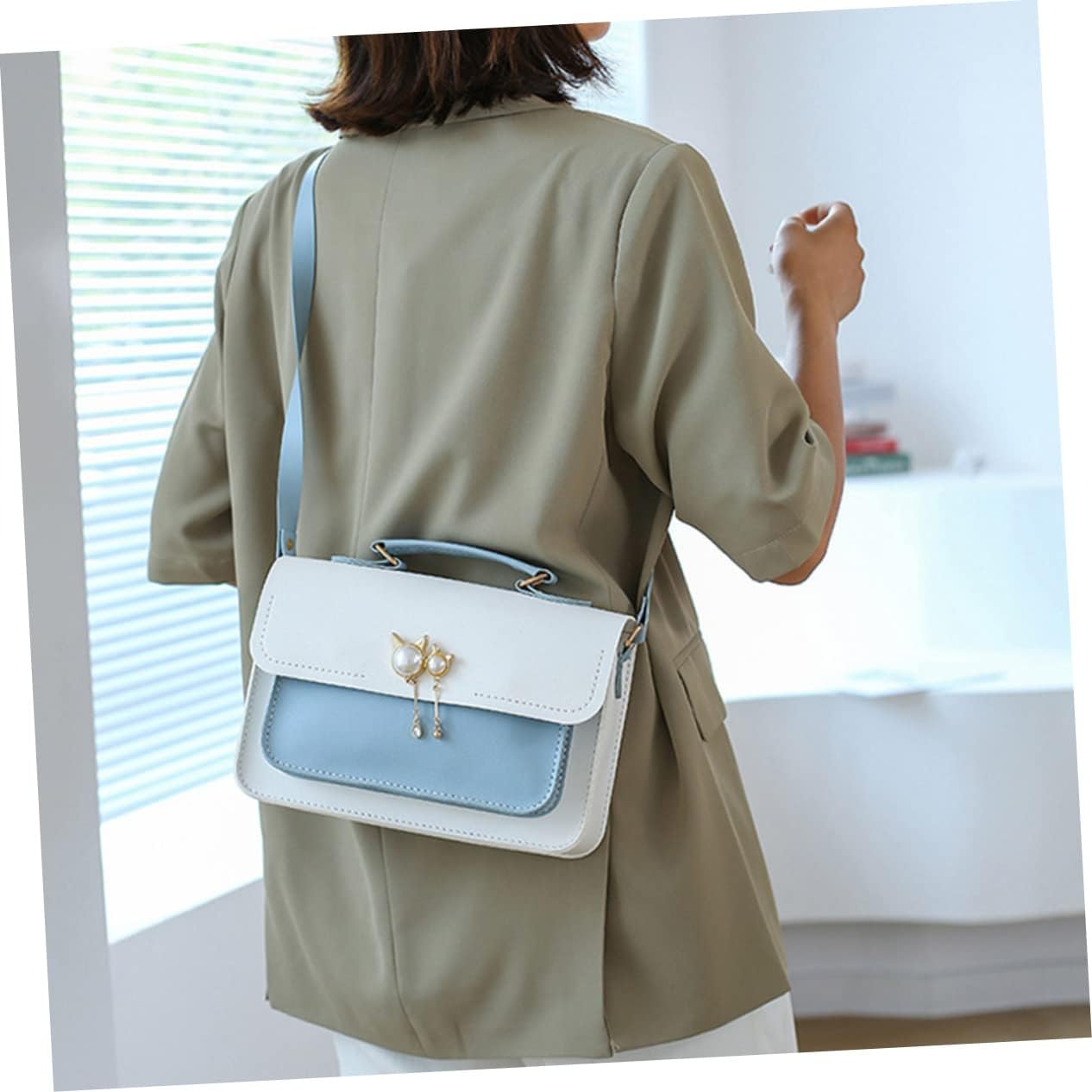 LRXIYODE Leather Bag Craft Making Set Handbag Making Supplies Knitting Crochet Bag Kit for DIY Women