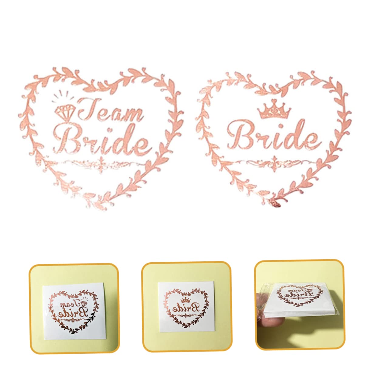 FOMIYES 160piezas Tatuajes Temporales Para Damas De Honor De Pegatinas Para Fiesta De Despedida De Soltera Accesorios De Boda Creativos y Divertidos Para Decoración Bodas y Celebraciones