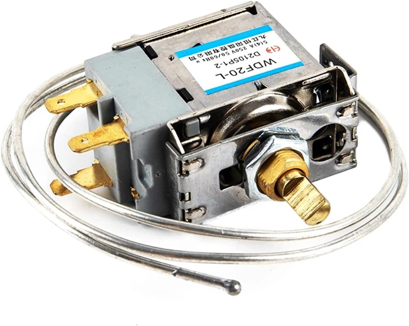 1Pc WDF18/19/20/22/24-K Refrigerator Parts Thermostat Household 250V Metal Temperature Controller(A2)