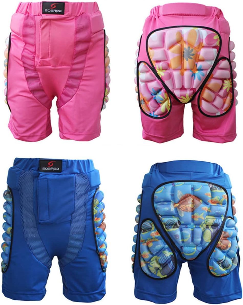 Butt Pad Hip Pad Short for Roller Skating Boys and Girls Protective Hip Pants Size Xs