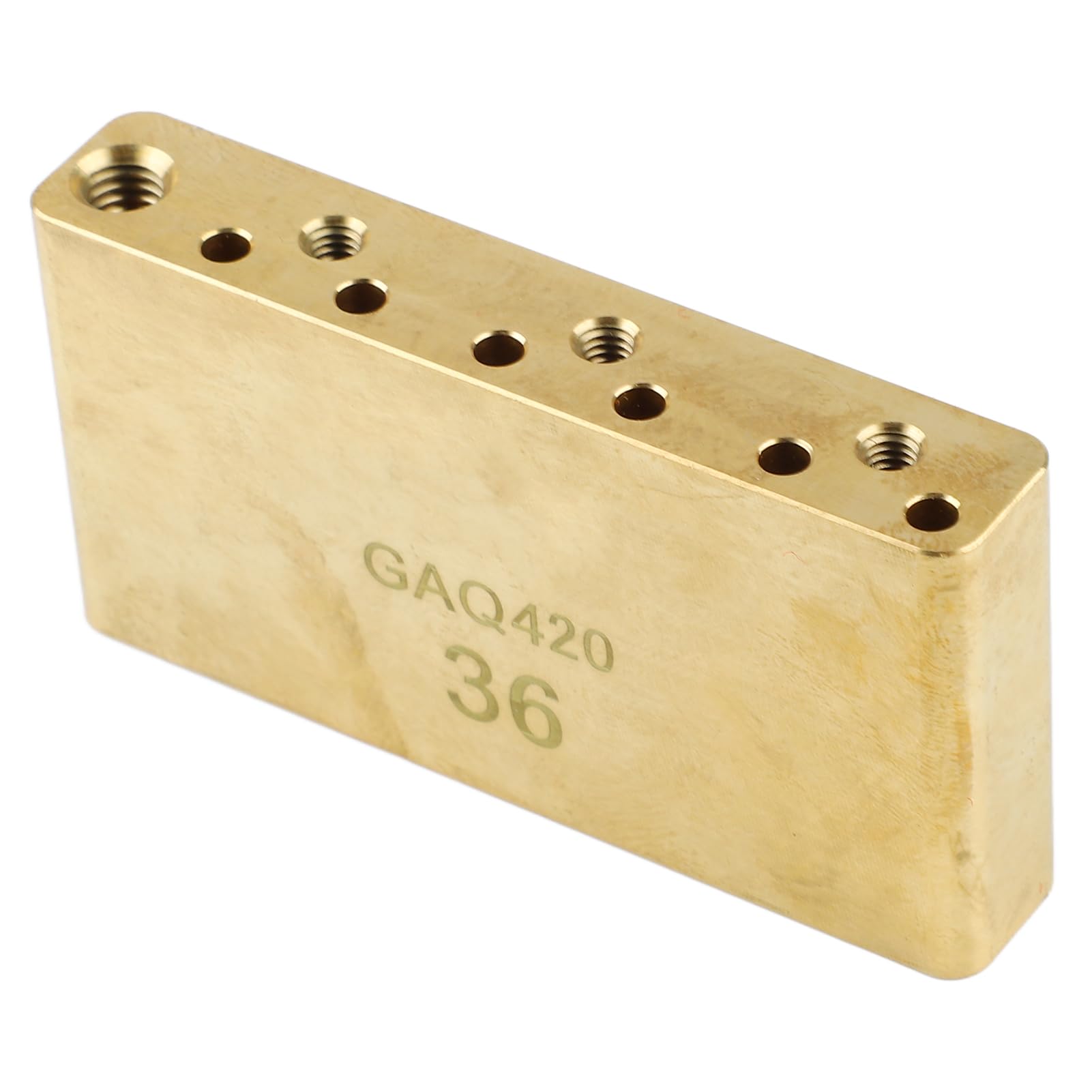 Bloque de Trmolo de Latn para Guitarra, Bloque de Trmolo de Latn Macizo, Reemplazo de Estndar para Puente de Guitarra Elctrica