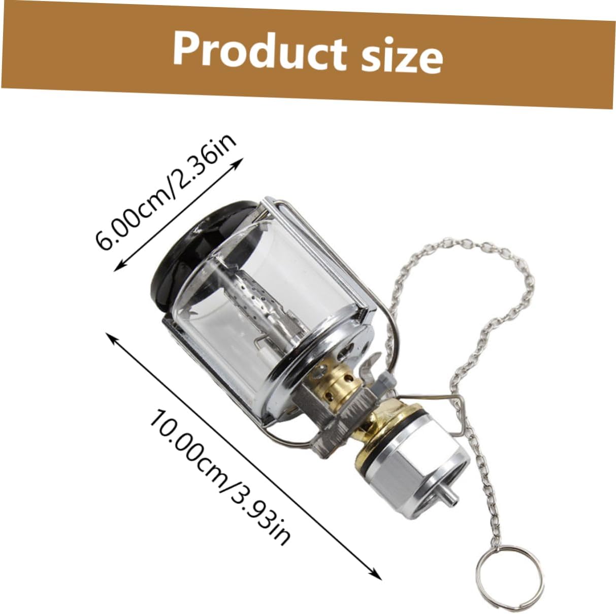 Generic Camping Propane Lantern Gas Lamp with Light Portable Gas Lanterns for Outdoor Illumination
