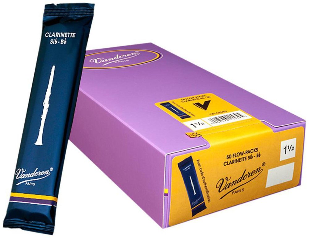 Vandoren CR1015/50 - Caja de 50 cañas tradicional para clarinete sib