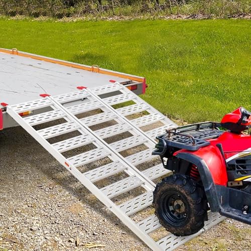Rampas plegables de aluminio para camioneta 1500 lb 50x76 pulg miniatura 4
