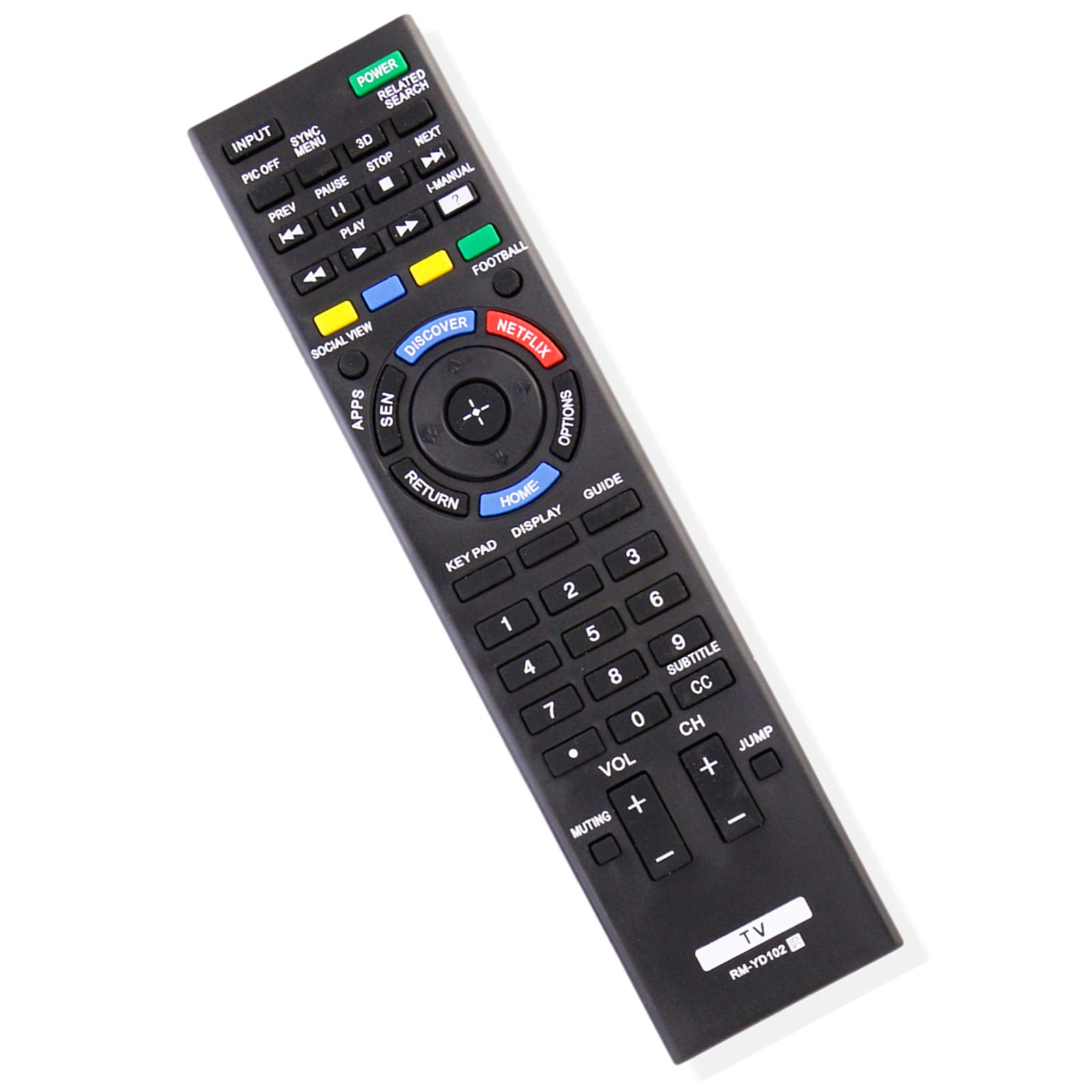 Telecomando sostitutivo RM-YD102 per televisore Sony