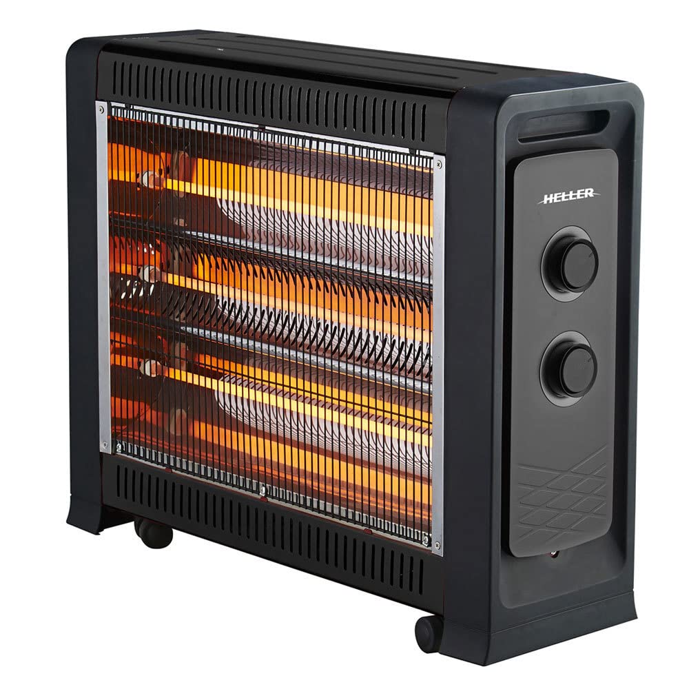 Heller 2400W Quartz Radiant Heater Fan Assisted Portable Electric Panel  Heating : Amazon.com.au: Home