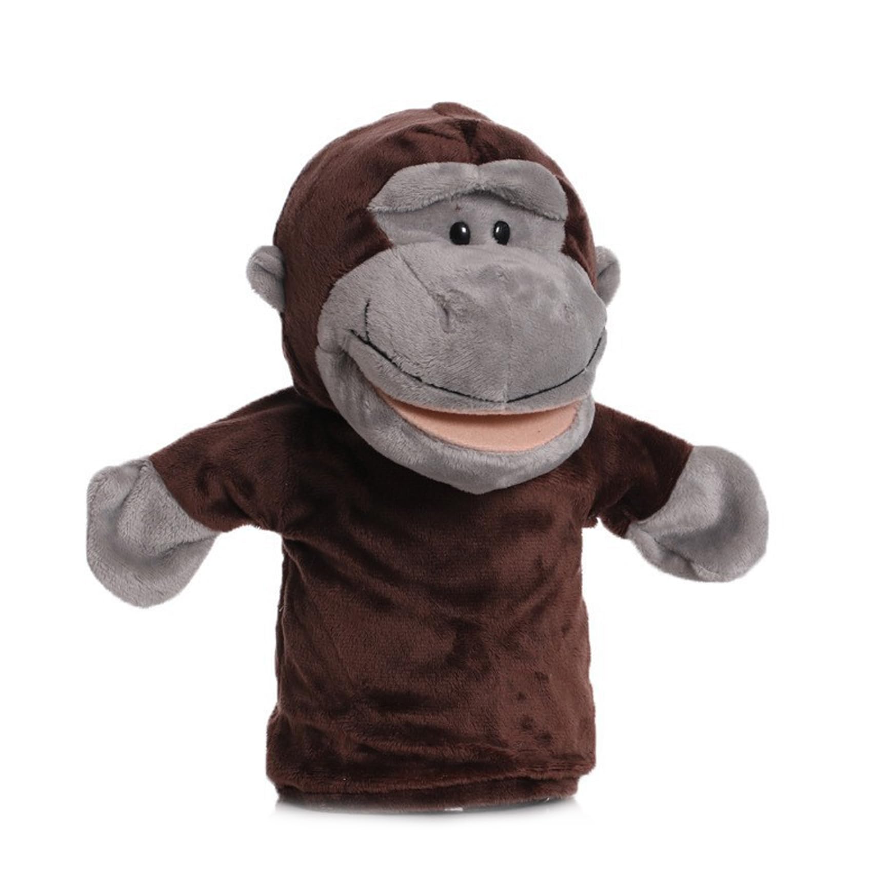 Stuffed Gorilla Hand Puppets Plush Animal Toys Handpuppet for Imaginative Pretend Play Storytelling Early Education