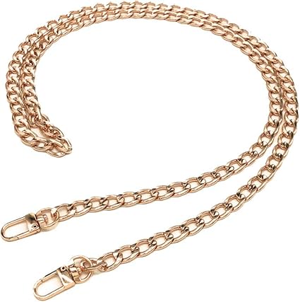 rose gold chain bag