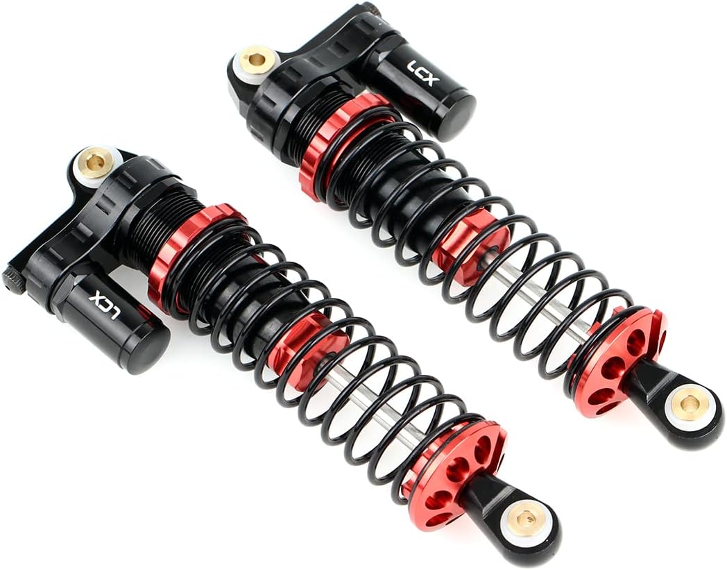 LCX Racing 1/6th RC Crawler Car 2PCS 146mm Aluminum Suspension Shock Absorber Damper for RC Rock RC Crawler RC Truck Car Axial SCX6 AXI05000