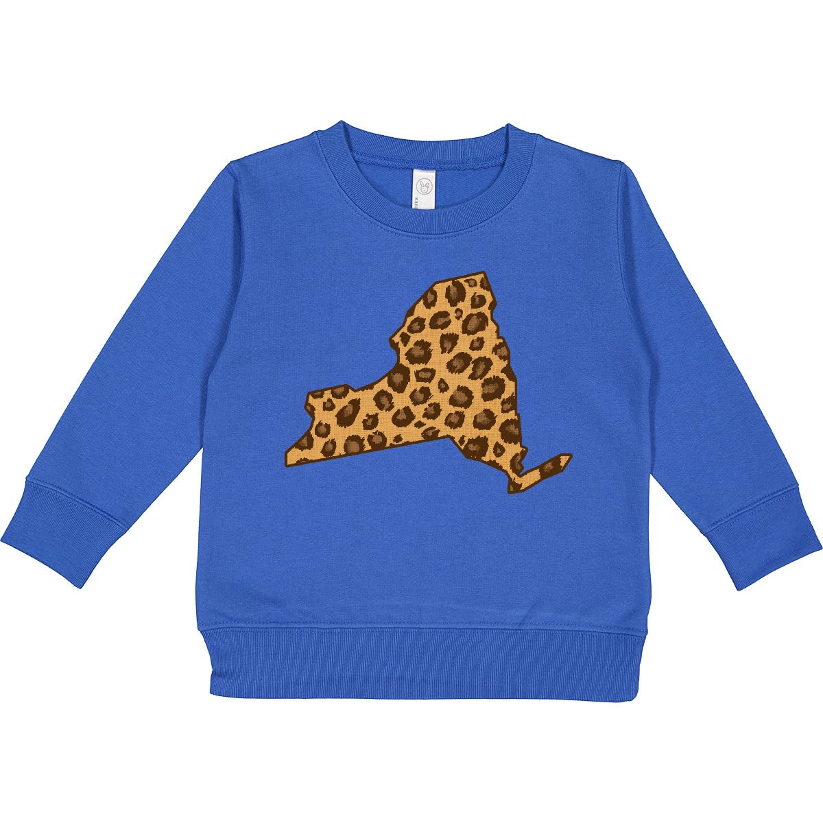 inktastic Leopard Print New York Toddler Sweatshirt 5-6 Royal 42d15