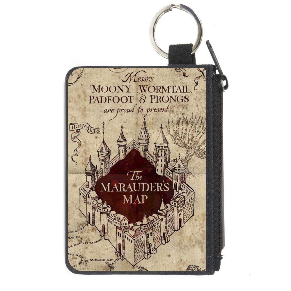 Buckle-Down Men's Canvas Coin Purse Harry Potter, Multicolor, 4.25" x 3.25"