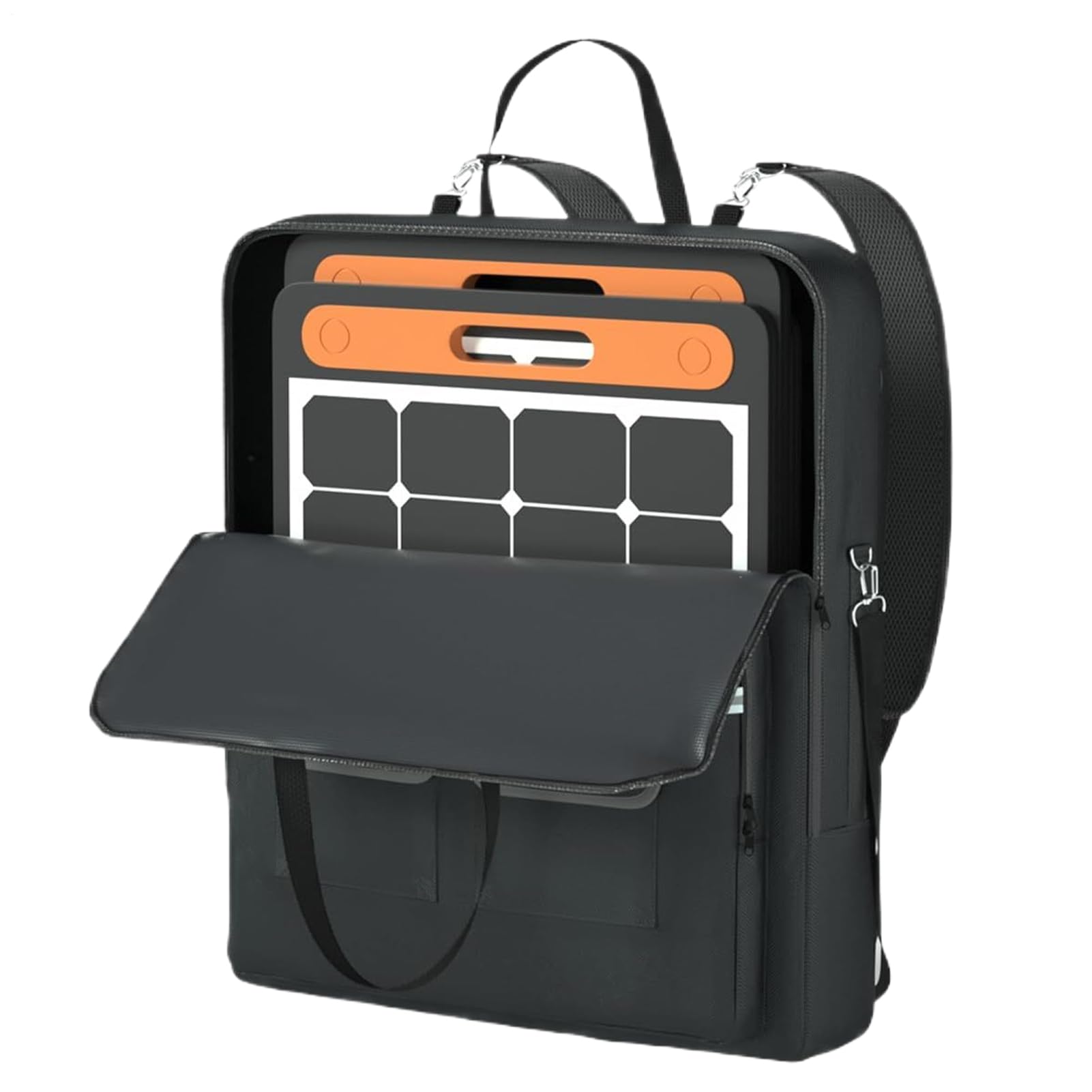 Bolsa para Paneles Solares de Exterior Bolsa de Viaje de Doble Capa para | Protector Resistente con Correa Ajustable para Camping, Senderismo y Montañismo