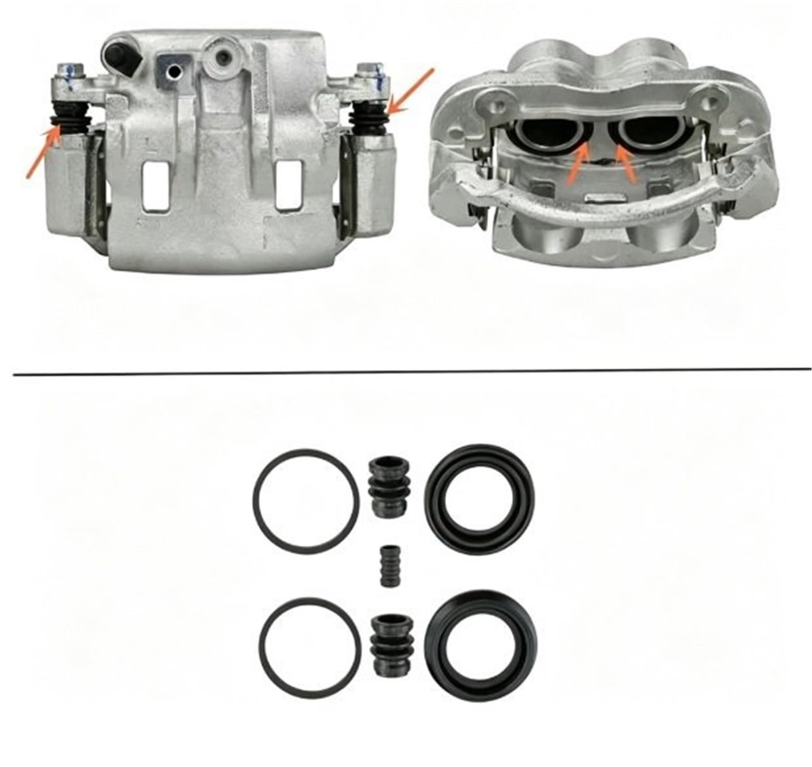 Retractor Pistones Para JAC refinar M1 M3 Pistones Freno En Frenos Disco | Para Hyundai starex, kit de reparación para pinza de freno de rueda delantera, pastilla de freno y sello de pistón