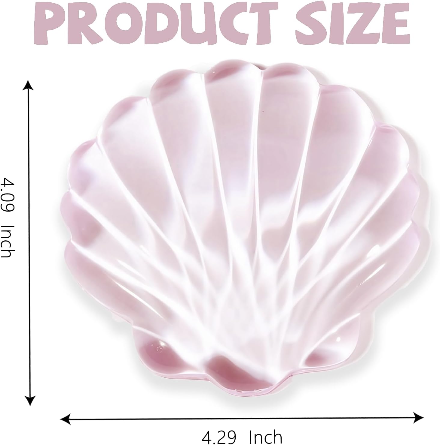 Two Seashell Mouse Wrist Rest Elbow Pad Gel Wrist Rest for Keyboard Transparent Keyboard Wrist Rest Set Ergonomic Cute Clear Cool Ocean Beach Mouse Wrist Pad image 3