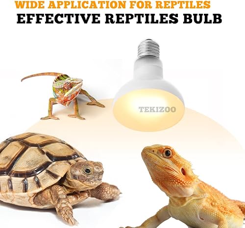 Miniatura 2 de Paquete de 3 lámparas de calor de 100 W, bombilla de calefacción de luz solar natural simulada, bombilla UVA, emisor de calor para pollos reptiles,