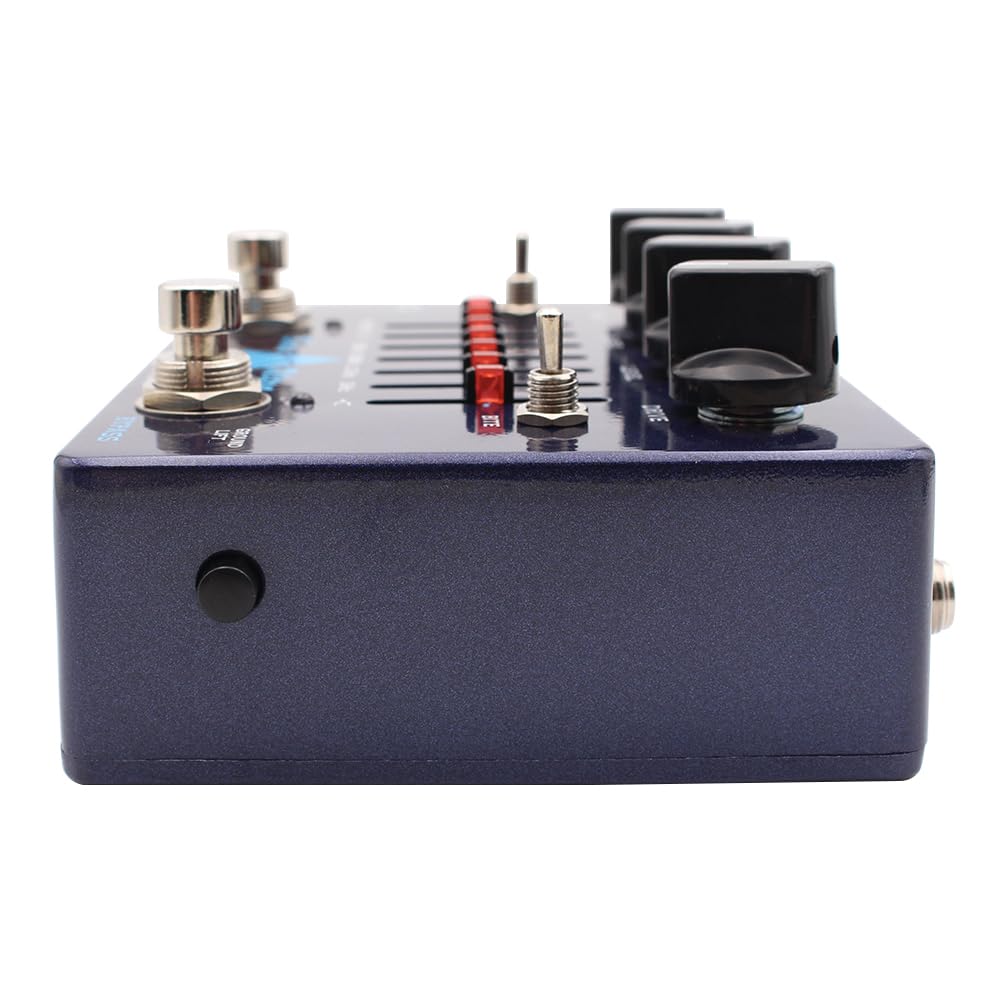 BETA ULTRA Basso Elettrico Distorsione Preamplificatore Effetto Pedale 6 Bande EQ Grafico Uscita Cuffie 1/8"