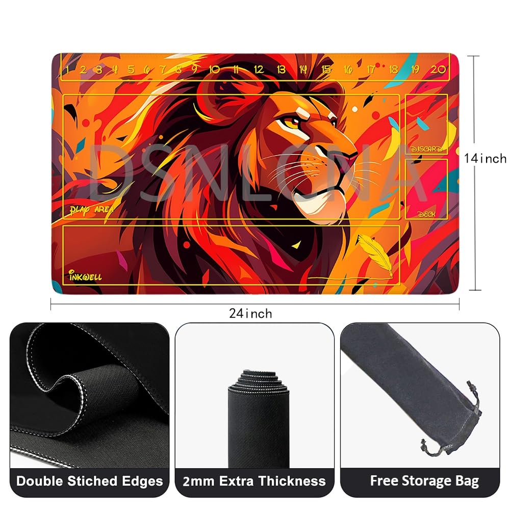 Amazon.com: Generic Lorcana Playmats Compatible TCG 24x14