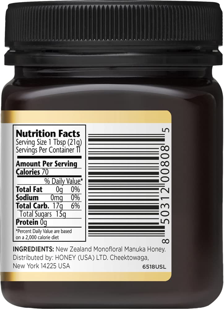 Manuka Doctor - MGO 225+ Manuka Honey Monofloral, 100% Pure New Zealand Honey. Certified. Guaranteed. Raw. Non-GMO (8.75 oz)
