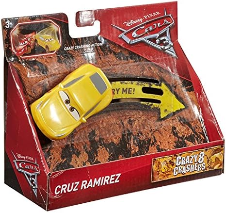Disney Pixar Cars Mattel DYB05 - Disney Cars 3 Crazy 8 Crashers Single Cruz Ramirez
