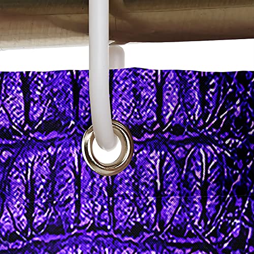 Rideau de douche 180x180cm polyester violet rouge bleu jaune - 4