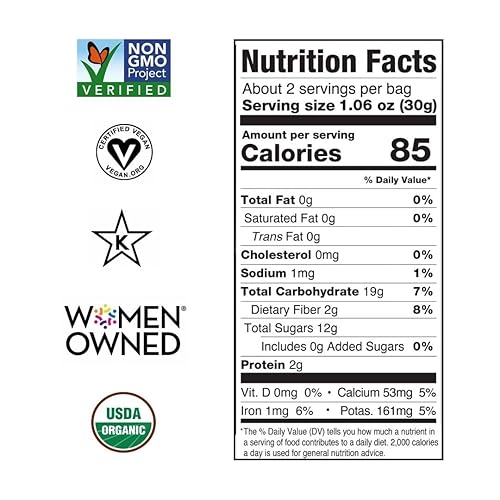 Miniatura 5 de Moringa Hibiscus - Piña seca de Amazi - Bocadillos de frutas secas, cultivadas orgánicamente, veganas, paleo, sin gluten, sin nueces, aperitivos