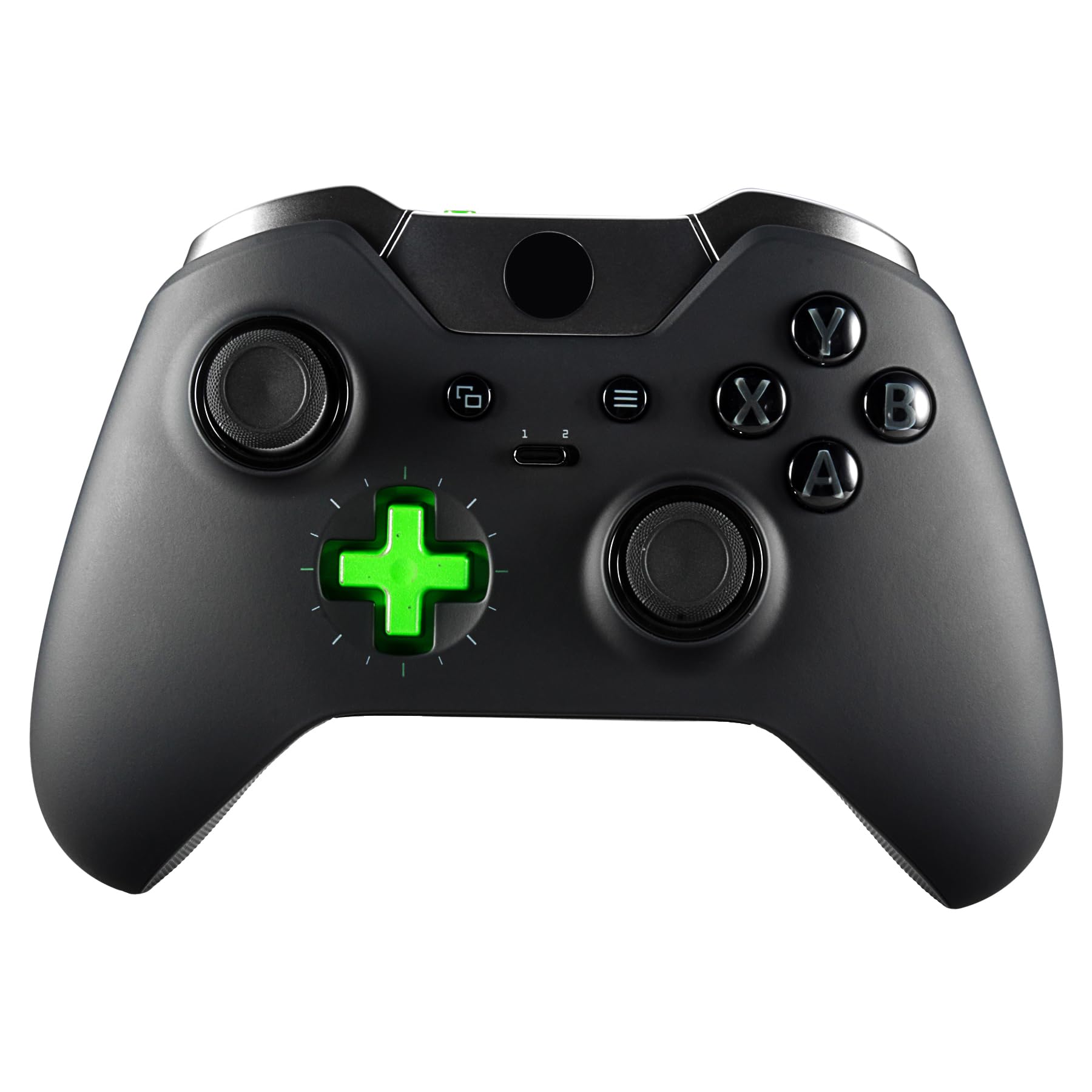 eXtremeRate Stick Analogique de Remplacement pour Xbox One Standard/X/S/Elite, Compatible avec PS4/Slim/Pro Manette, Joysticks Magnétiques en Métal 4 en 1, Noir