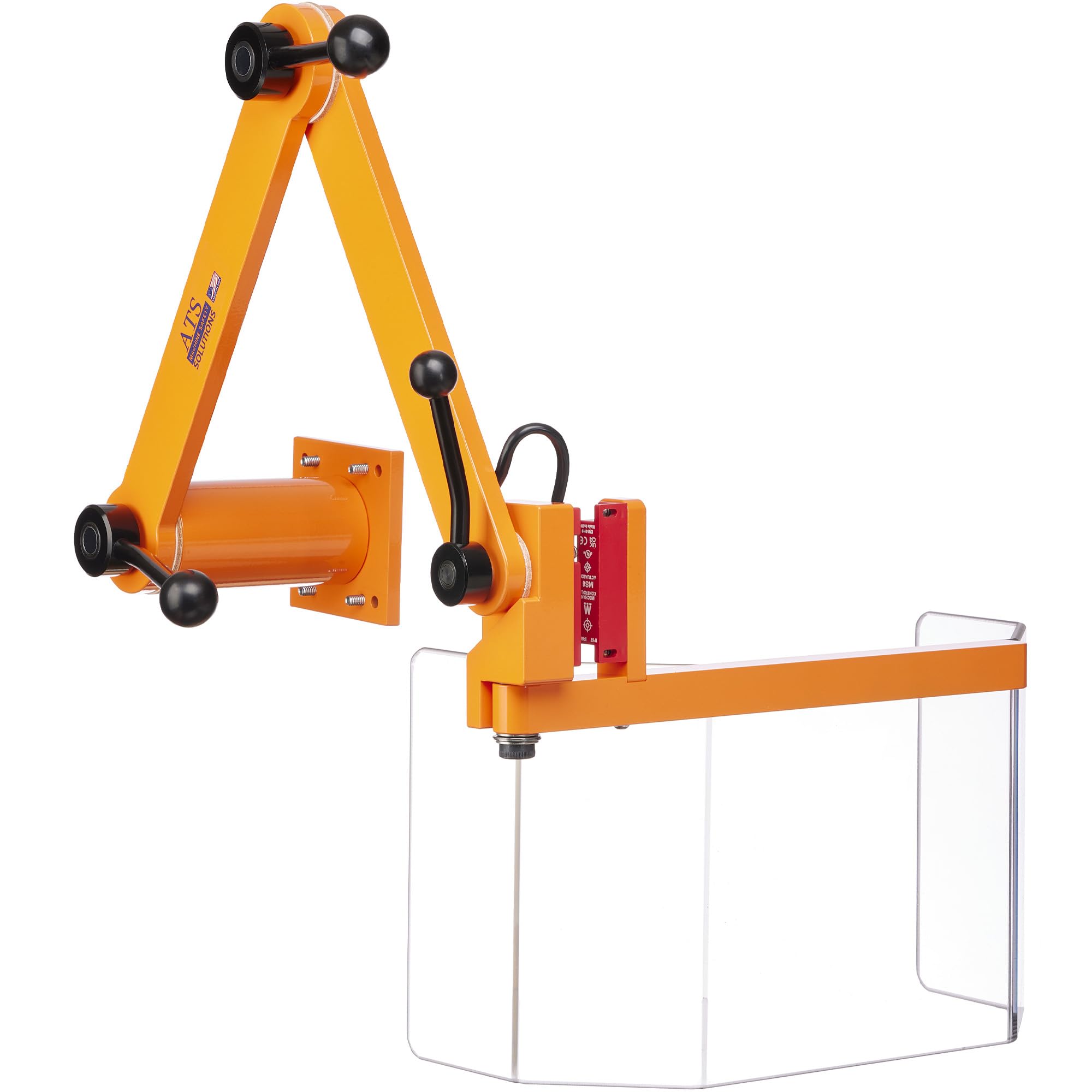 Milling/Drilling Machine Safety Guard, Universal Mount. Interlocked Model. Part # MG-4-SK1 by ATS MACHINE SAFETY SOLUTIONS