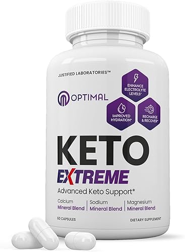 Optimal Keto Extreme Pills 1675 mg Fórmula nueva y mejorada que contiene vinagre de sidra de manzana, aceite de oliva virgen extra en polvo, hoja de