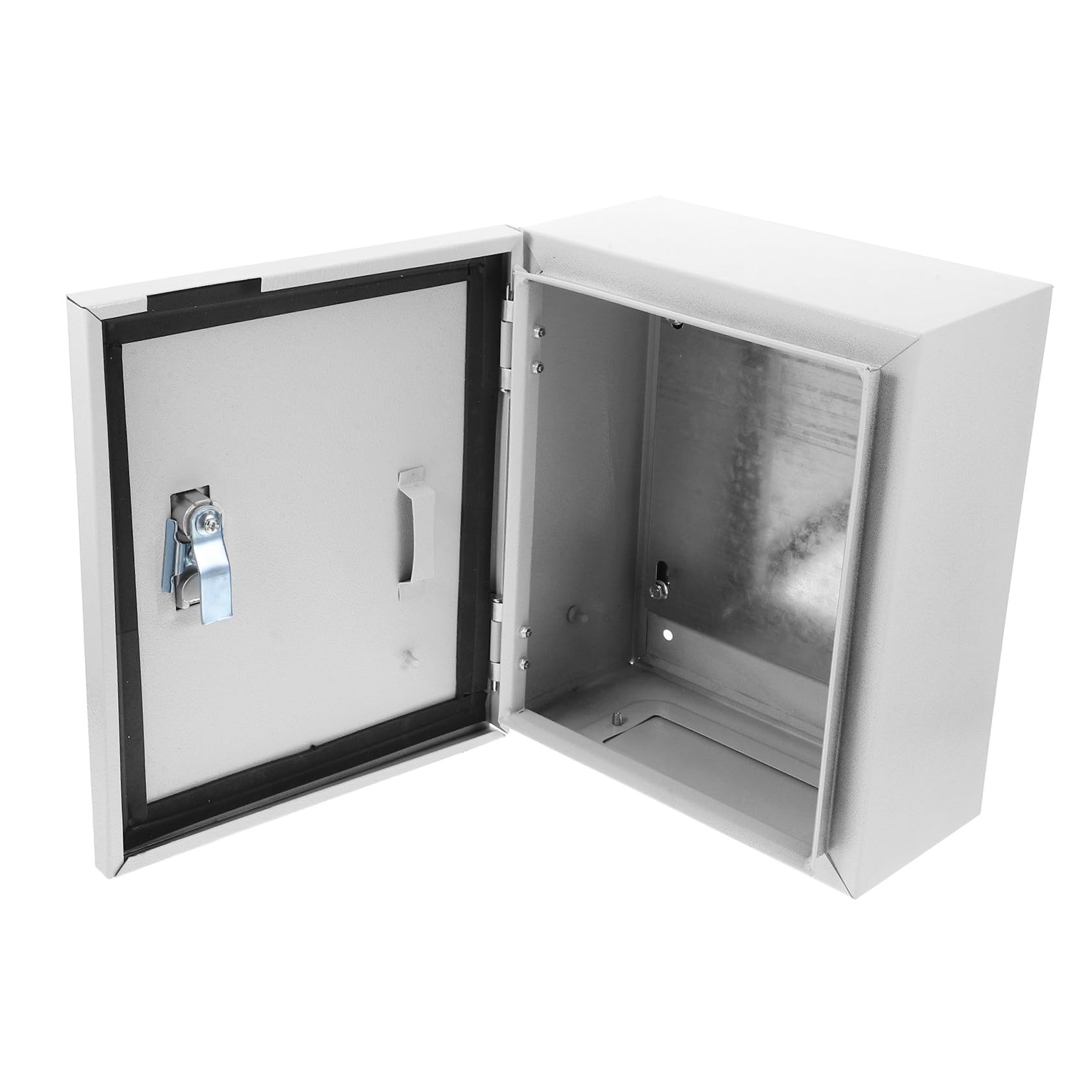 Gatuida Elektroverteilerkasten aus Edelstahl Kleiner Metall Verteilerschrank für Außenbereich Spritzwassergeschützt Wetterfest mit Sicherheitsschloss 250X300X140mm