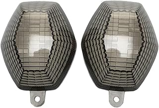 Baceyong Motorcycle Turn Signal Lights Lens Cover Motorbike Indicator Cover, Compatible with Suzuki SV 650N 650S 100N/S, SFV 650, DR-Z 400S 400SM, DL 1000 V-Strom 650V-Strom, Smoked 1Pair