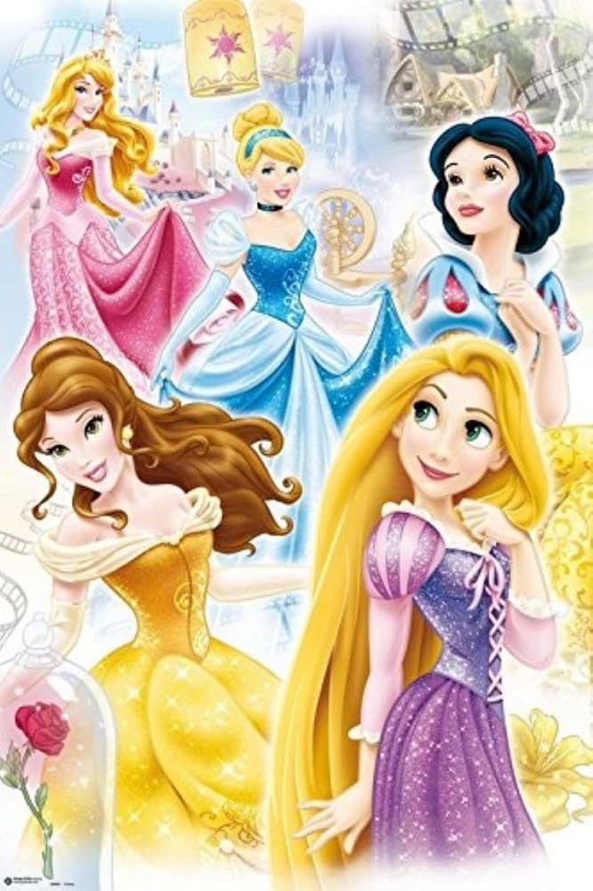 Grupo Erik Disney Princesses Poster - 36 x 24 in / 91.5 x 61 cm, Gifts