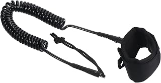 PATIKIL Surfboard Leashes, Coiled Leash with Plug Wrist String Rope for Body Board Paddle Board